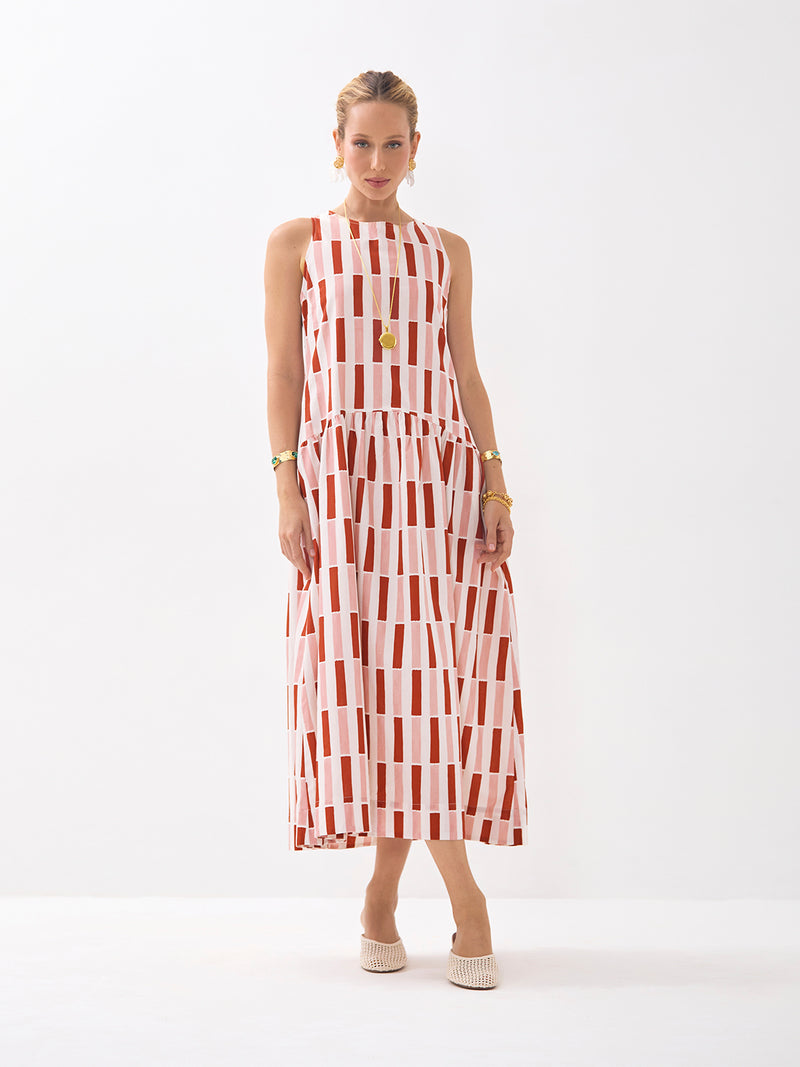 Vestido Canoa Arco Bambuzinho