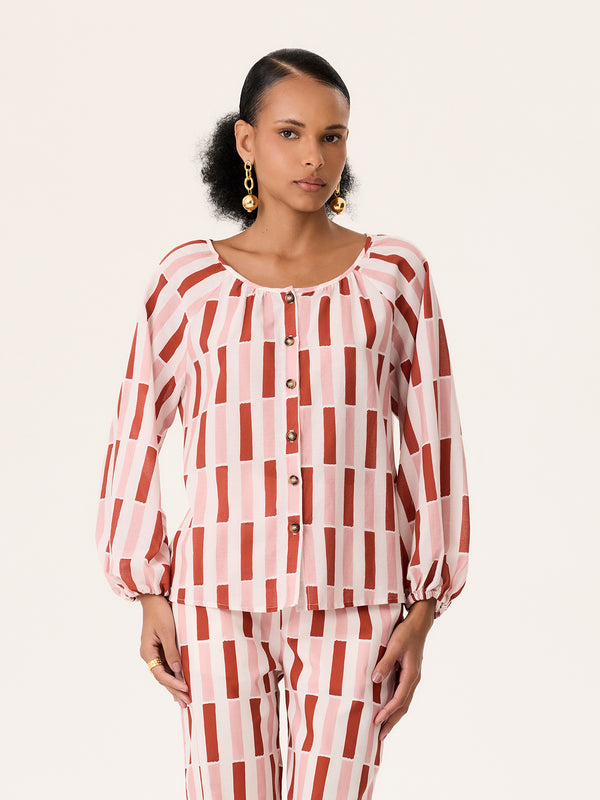 Blusa Bata Botões Bambuzinho
