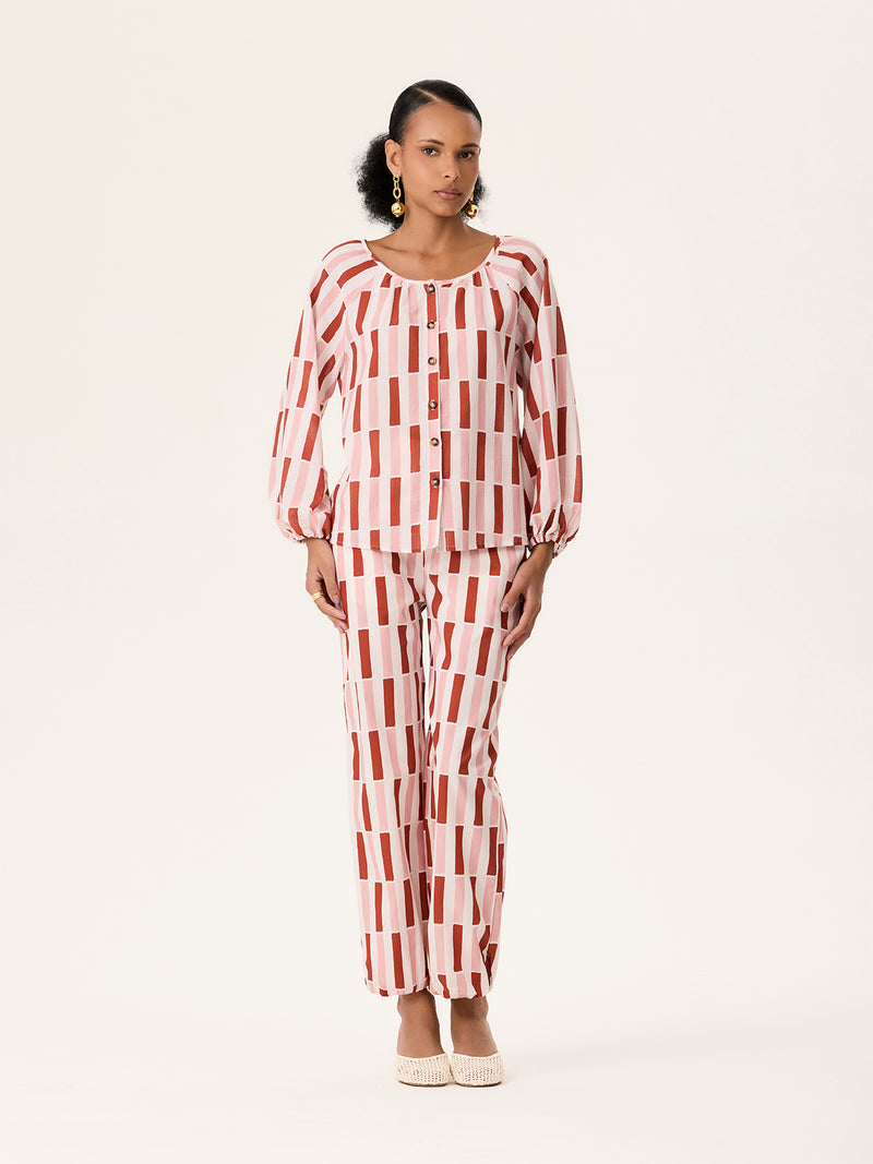 Blusa Bata Botões Bambuzinho