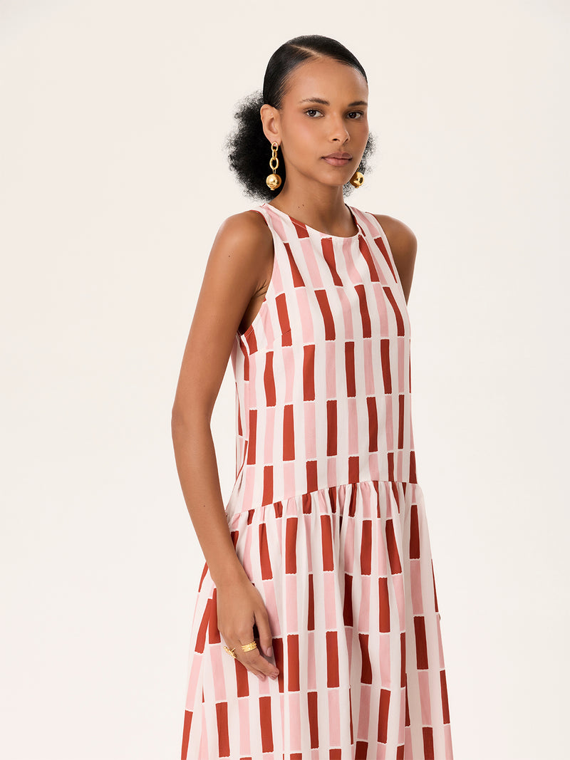 Vestido Canoa Arco Bambuzinho
