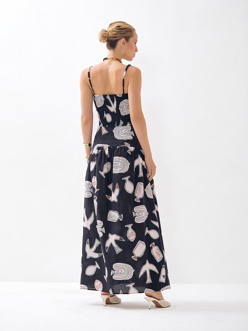 Saia Pala Babado Egeu