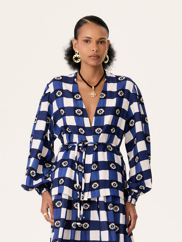 Kimono Manga Bufante Piquenique